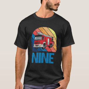 Camiseta Crianças com 9 anos de idade Menino do 9º aniversá