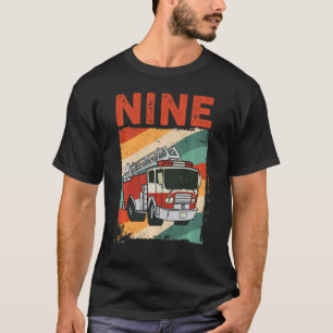Camiseta Crianças com 9 anos de idade Menino do 9º aniversá