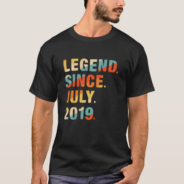 Camiseta Crianças com aniversário de 3 anos de 3 anos de id (Frente)