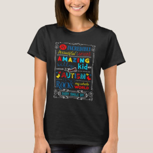 Camiseta Crianças com Autismo Fazem Meu Mundo Brilhar Consc