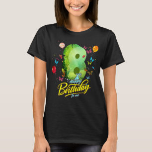 Camiseta Crianças com Borboleta de 8 anos Garota de anivers