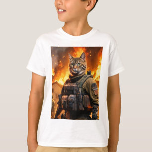 Camiseta Crianças com estilo especial de gato Crianças com
