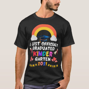 Camiseta Crianças com Graduação Oficialmente Graduada no Ja