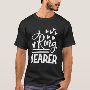 Camiseta Crianças com Noivado Cute Bearer Correspondente Re