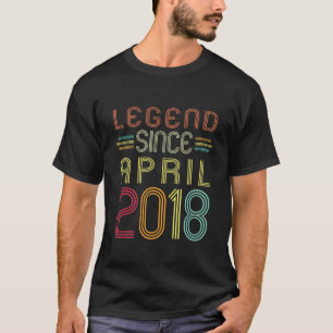 Camiseta Crianças Com Presentes De 4 Anos - Legenda Desde A