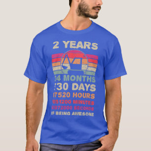 Camiseta Crianças com segundo aniversário de Construção de