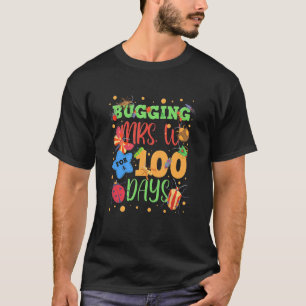 Camiseta Crianças Comprando A Sra. W Por 100 Dias De Primei