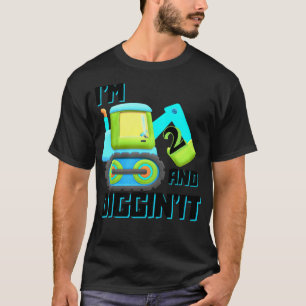 Camiseta Crianças Construindo segundo aniversário de Caminh