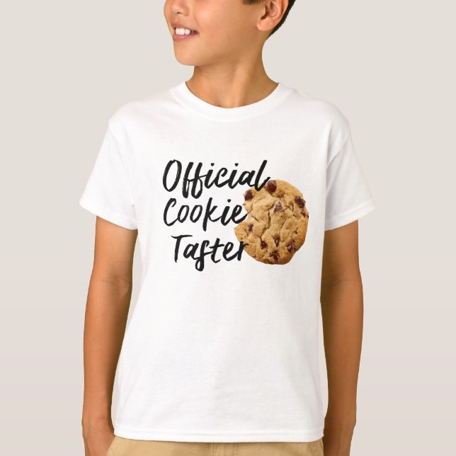 Camiseta Crianças Cookie Taster Shirt - Gráfico Engraçado d (Frente)
