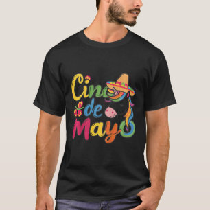Camiseta Crianças Costumam Unicorn Cinco De Mayo Para Menin
