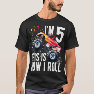 Camiseta Crianças Crianças de 5 anos 5 de idade Criança Ani
