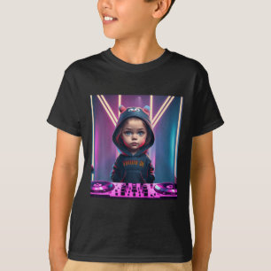 Camiseta Crianças Crianças Dj Disk Jockey Diversão Edm Infa