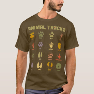 Camiseta Crianças Crianças Rastreiam Animais Selvagens Cria