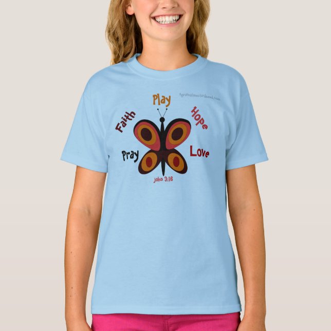 Camiseta Crianças cristãs (Frente)