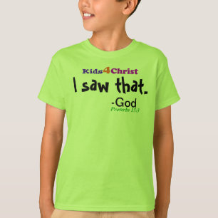 Camiseta Crianças cristãs