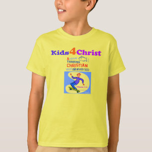 Camiseta Crianças cristãs