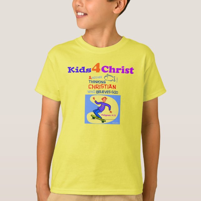 Camiseta Crianças cristãs (Frente)