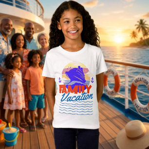 Camiseta Crianças Cruzadas Familiares Vacinas Azul/Laranja