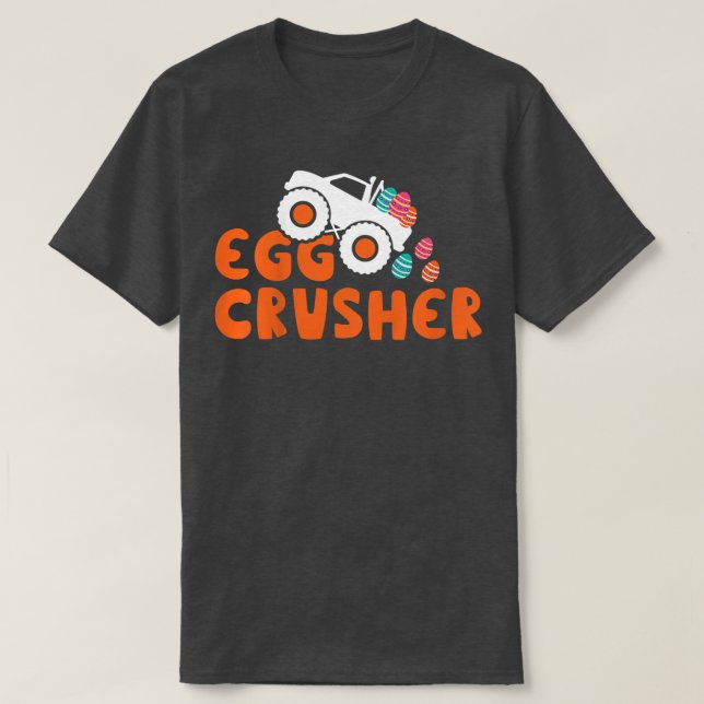 Camiseta Crianças Cruzador De Ovos Monstercaminhão Toddler  (Frente do Design)