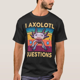 Camiseta Crianças Cute Axolotl I Axolotl questiona Blue Sal