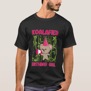 Camiseta Crianças Cute Koalafied Birthday Girls Koala Bear
