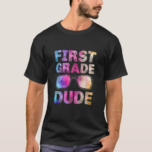 Camiseta Crianças da 1ª Série de Volta às Aulas Primeiro Di