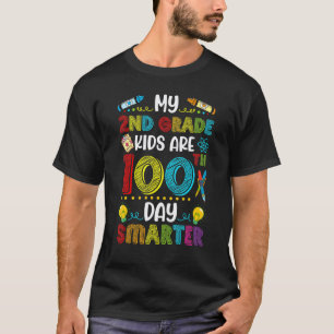 Camiseta Crianças da 2ª Série 100 Dias Mais Inteligentes do