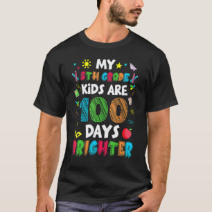 Camiseta Crianças da 5ª Série 100 Dias Mais Brilhantes do P