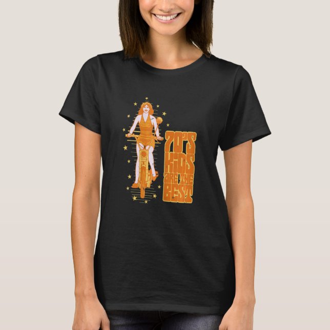 Camiseta Crianças da década de 70 são as melhores inspirada (Frente)