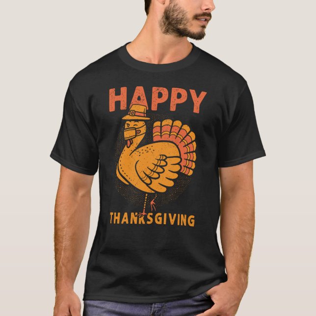 Camiseta Crianças da Família Correspondendo Feliz Dia de Aç (Frente)