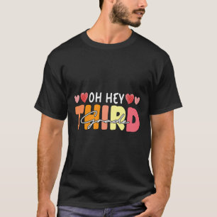 Camiseta Crianças da Terceira Série Menina Volta às Aulas A