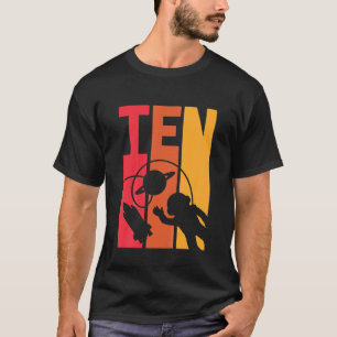 Camiseta Crianças De 10 Anos Astronauta Retro Boy Spa
