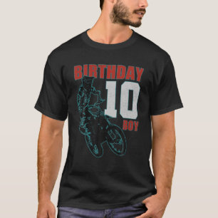 Camiseta Crianças De 10 Anos - Criança De Aniversário - Bic