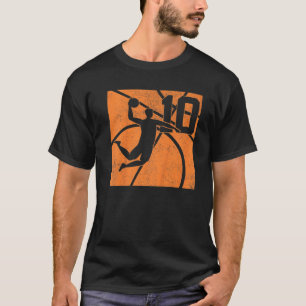 Camiseta Crianças De 10 Anos De Basquete Duna 10 De Anivers