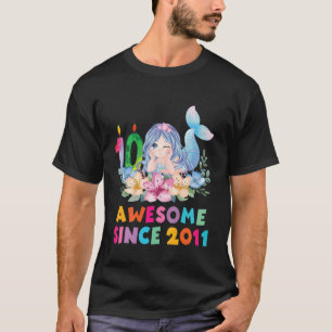 Camiseta Crianças de 10 anos de idade Aniversário Tema Sere