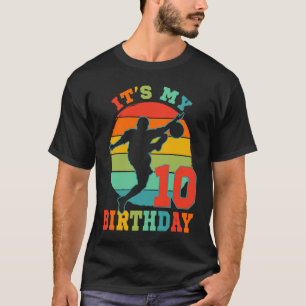 Camiseta Crianças de 10 anos é minha Festa de aniversário