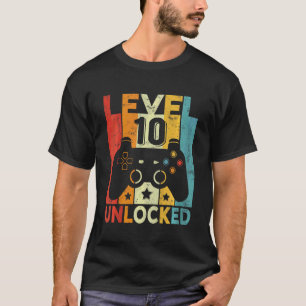 Camiseta Crianças de 10 anos Menina de 2012 Níveis de Anive