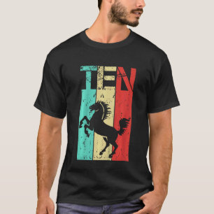 Camiseta Crianças de 10 anos Menina de aniversário de Caval