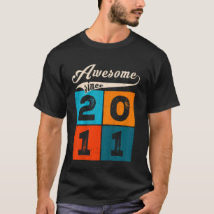 Camiseta Crianças De 11 Anos Crianças No Aniversário, Pecad