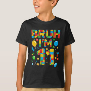 Camiseta Crianças de 11 anos de idade Blocos de Construção 