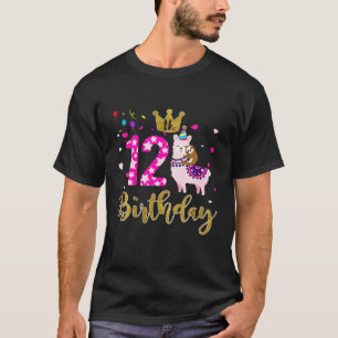Camiseta Crianças de 12 anos de idade e nascença divertid