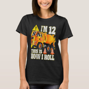 Camiseta Crianças de 12 anos de idade Mistura de Concreto d