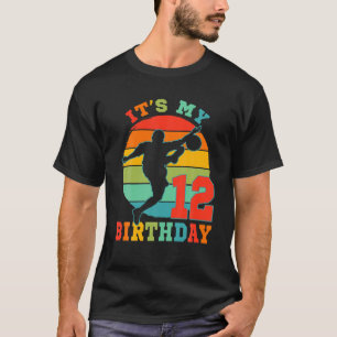 Camiseta Crianças de 12 anos é minha Festa de aniversário