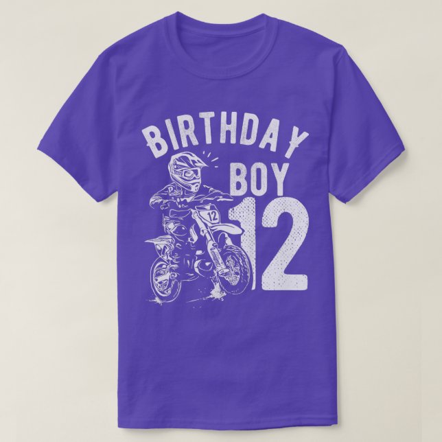 Camiseta Crianças de 12 anos garoto Criança de aniversário  (Frente do Design)