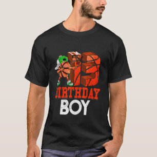 Camiseta Crianças de 13 anos bebendo 13 no basquete