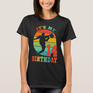 Camiseta Crianças de 14 anos é minha Festa de aniversário