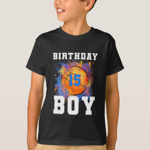 Camiseta Crianças de 15 anos 15 Bicho de aniversário do gar