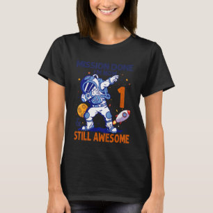 Camiseta Crianças de 1 ano Astronauta Planeta Espacial 1rua