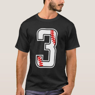 Camiseta Crianças de 2019 aniversário de 3 anos de Baseball