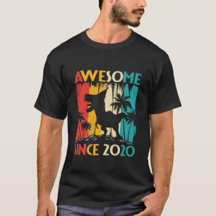 Camiseta Crianças de 2 anos Dinossauro segundo aniversário